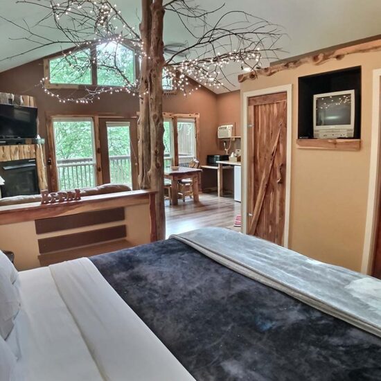 Winery Chateau Treehouse Bedroom