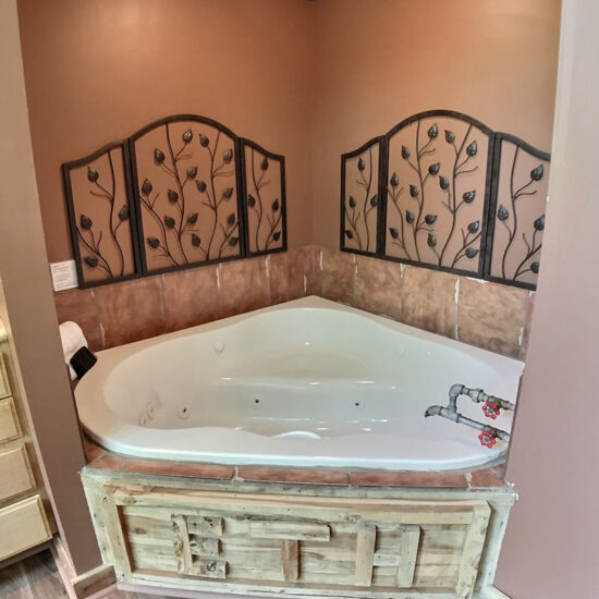 Winery Chateau Treehouse Jetted Spa Tub
